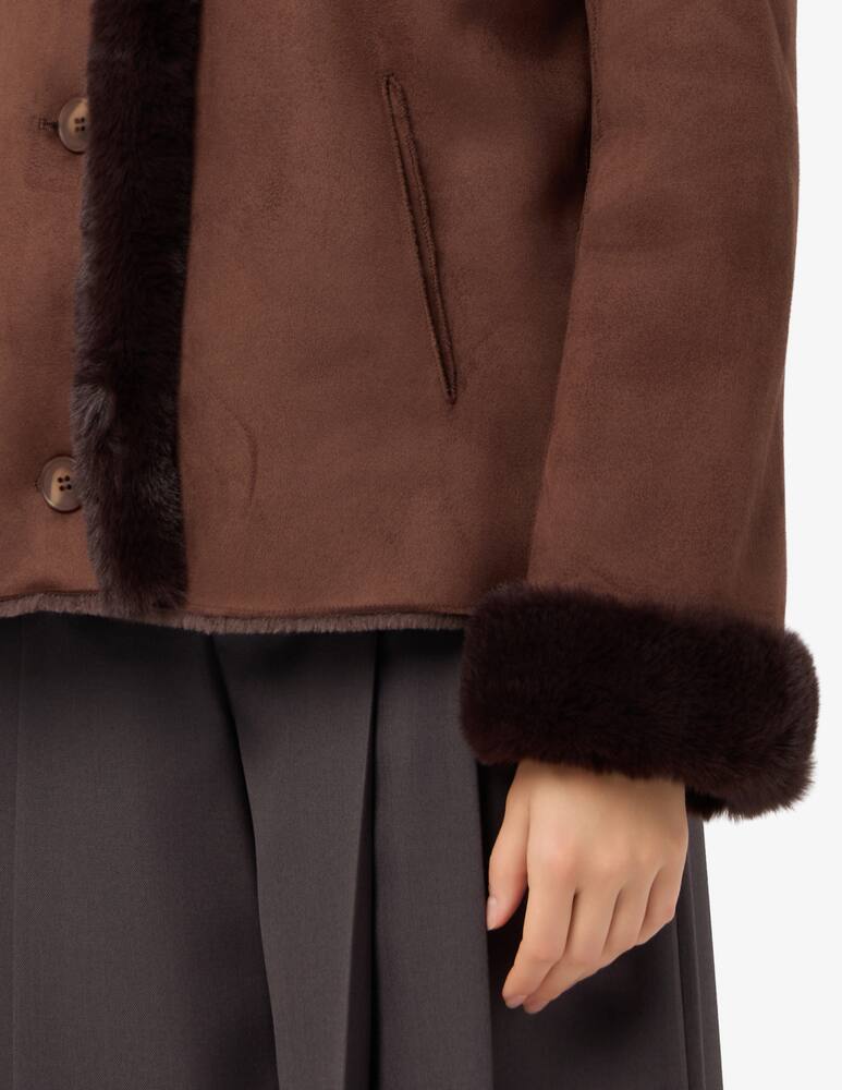 rinascente Elizabeth Ascot Cappotto reversibile in finta pelliccia