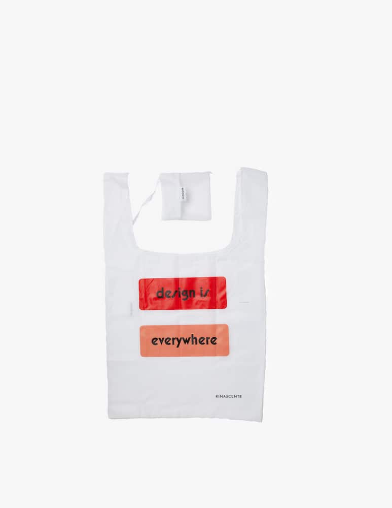 Wood'd Foldable Bag "Design is everyehre" - picture 1 Wood'd Foldable Bag "Design is everyehre" - picture 1