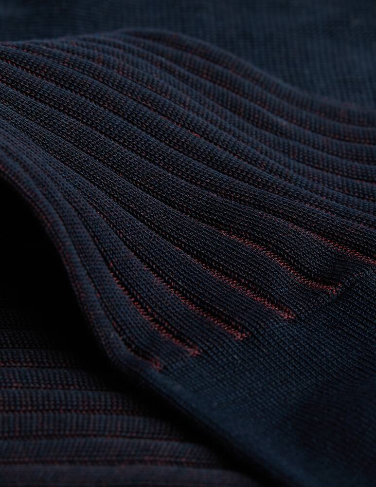 rinascente Church's Vanisè 2 colori calze lunghe a coste Filo di Scozia - blu