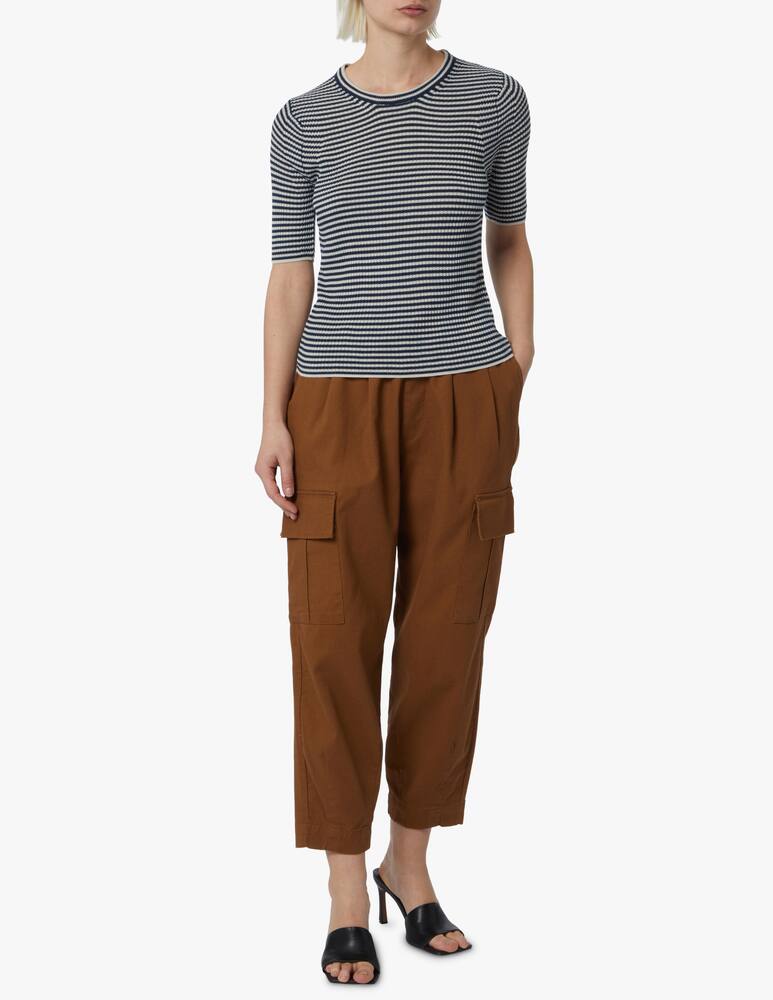 rinascente Rinascente Collection Ribbed T-shirt - blue