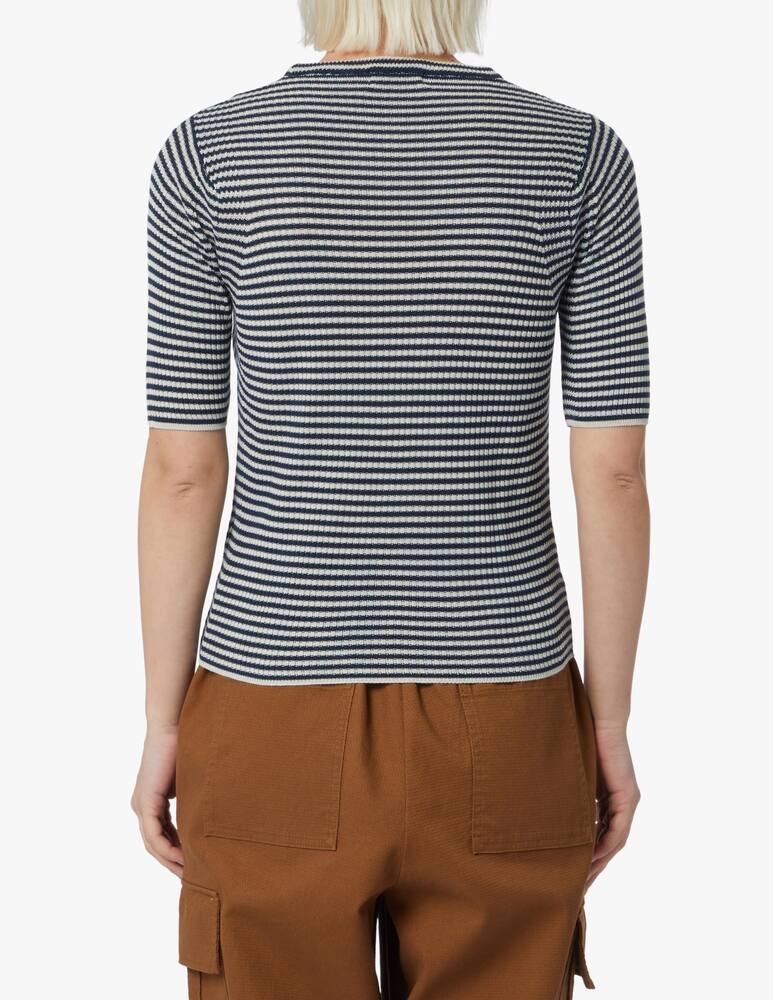 rinascente Rinascente Collection Ribbed T-shirt - blue