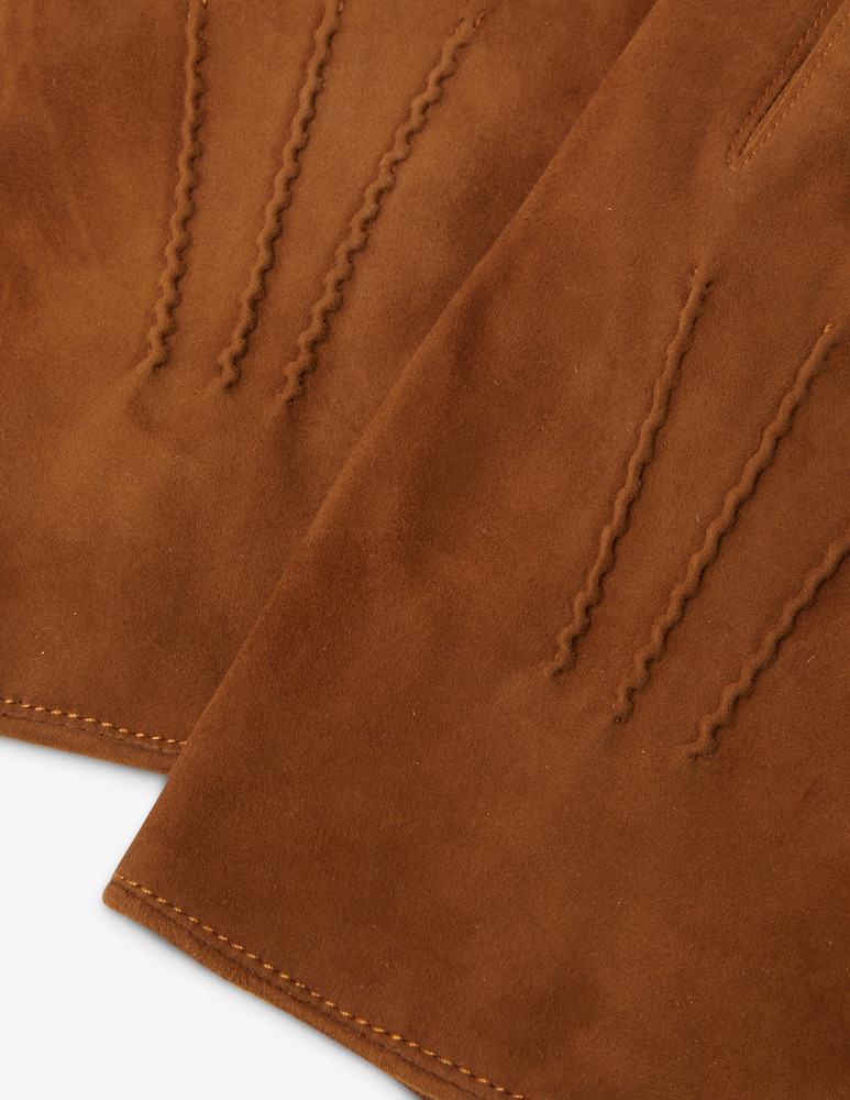 rinascente Rinascente Collection Wool and suede gloves - Brown