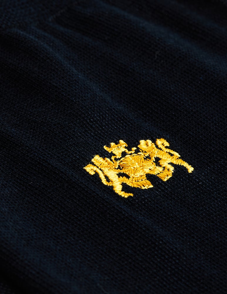 Church's Embroidered logo - mid calf socks - Filo Scozia - blue - picture 2 Church's Embroidered logo - mid calf socks - Filo Scozia - blue - picture 2