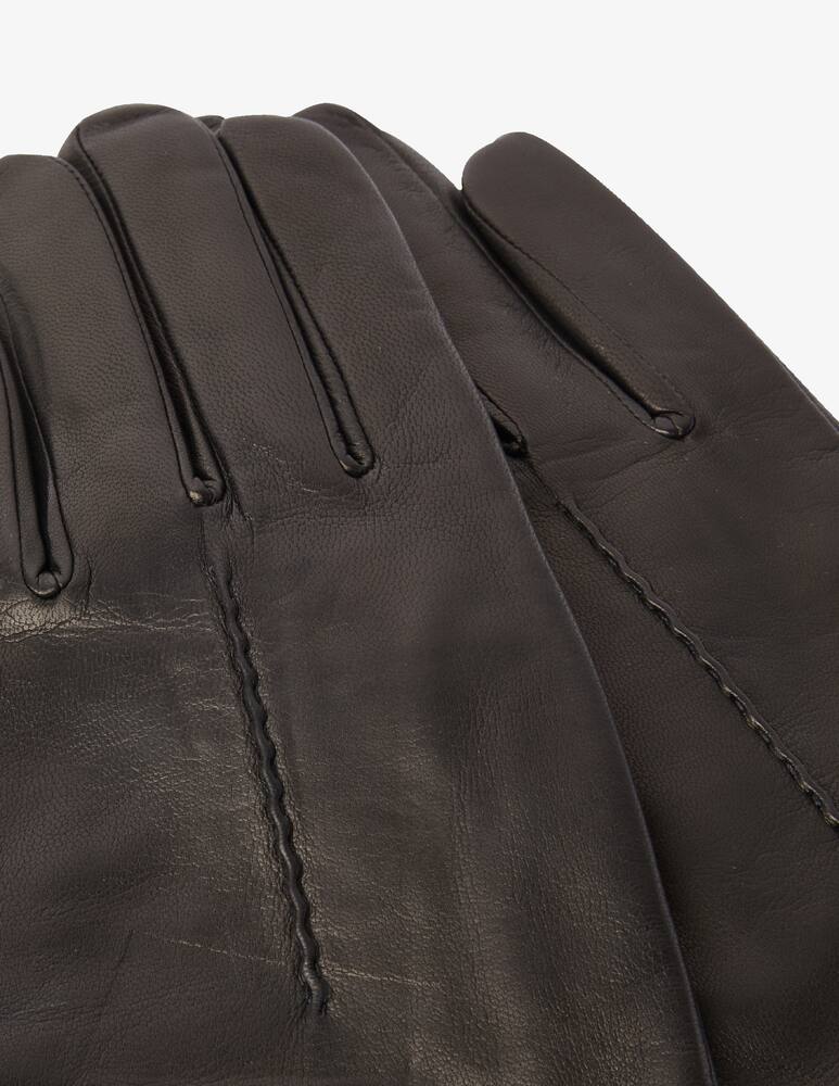 rinascente Rinascente Collection Leather touch gloves - Black