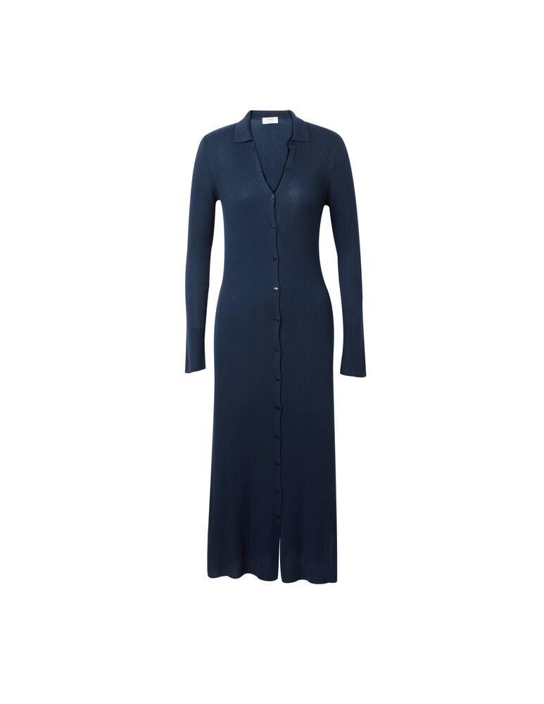 rinascente Rinascente Collection Cardigan lungo a costine - blu