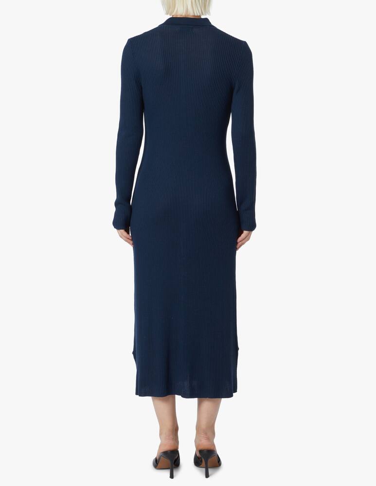 rinascente Rinascente Collection Cardigan lungo a costine - blu