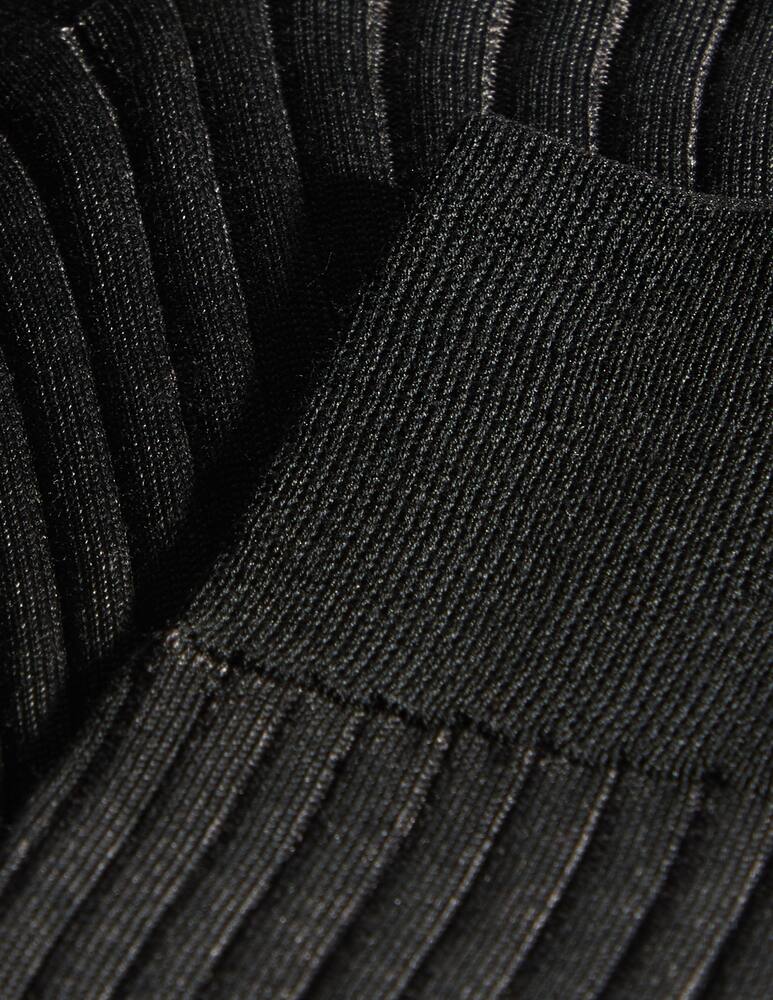 rinascente Church's Vanisè 2 colori calze corte a coste Filo di Scozia - nero