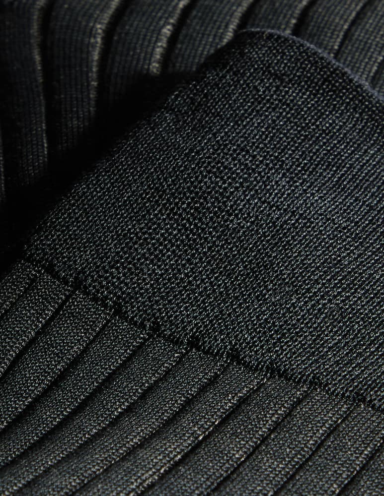 Church's Vanisè 2 colors - rib mid calf socks - Filo Scozia - grey - picture 2 Church's Vanisè 2 colors - rib mid calf socks - Filo Scozia - grey - picture 2