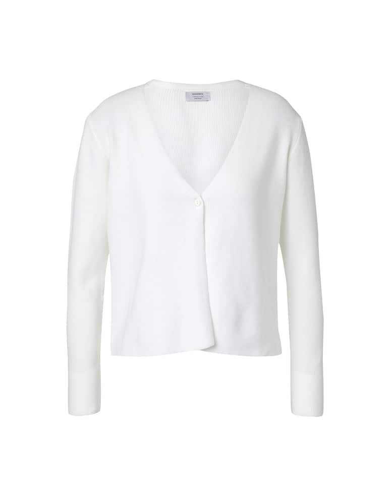 Rinascente Collection Cotton cardigan - white - picture 5 Rinascente Collection Cotton cardigan - white - picture 5
