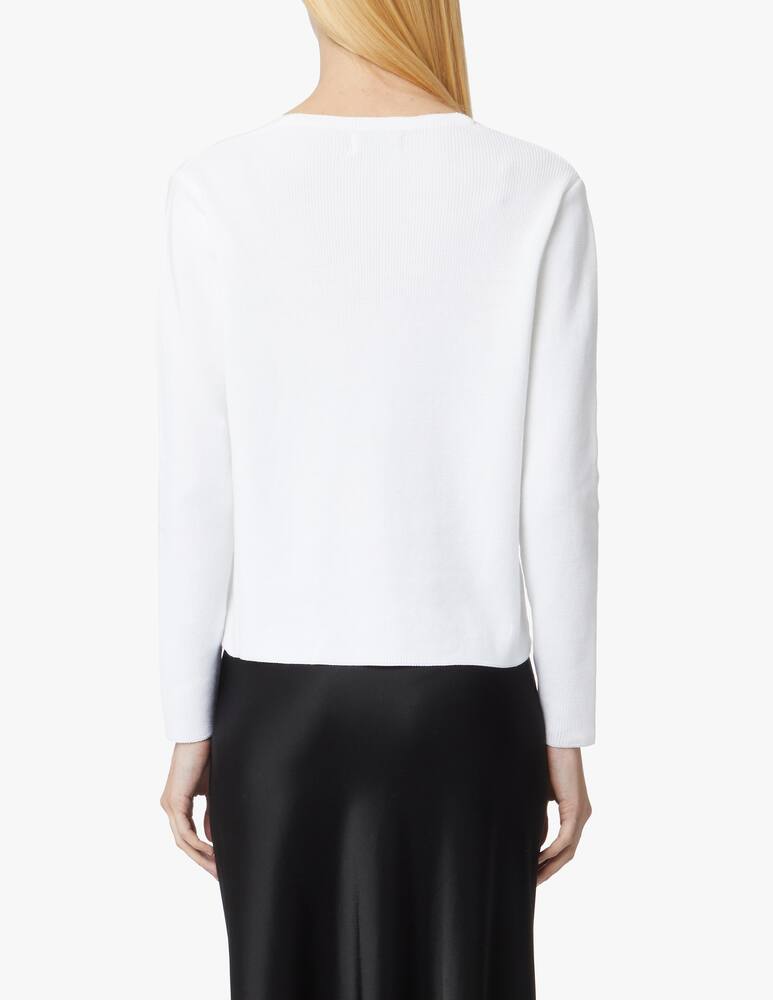 rinascente Rinascente Collection Cardigan in cotone - bianco