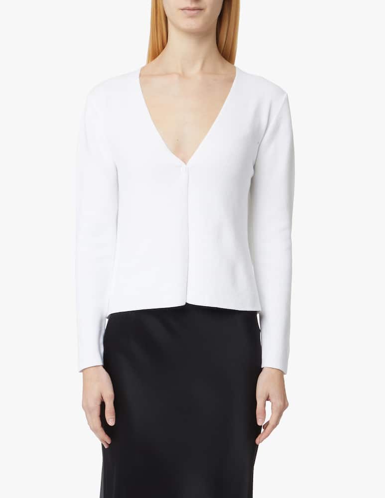 Rinascente Collection Cotton cardigan - white - picture 1 Rinascente Collection Cotton cardigan - white - picture 1