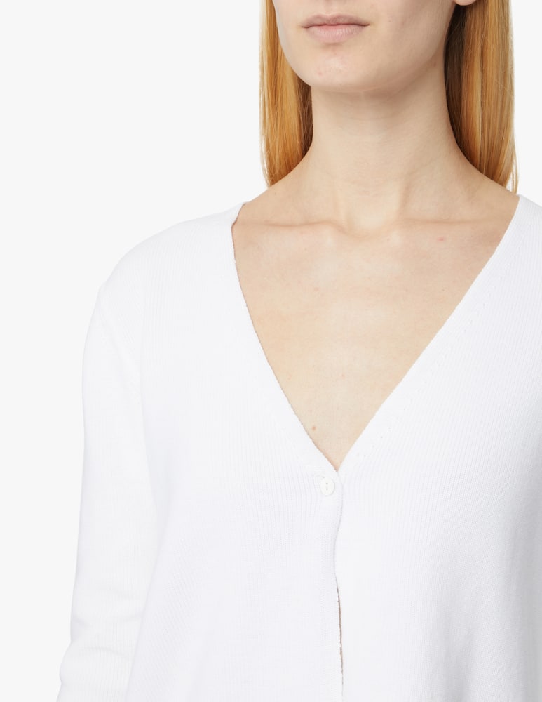 Rinascente Collection Cotton cardigan - white - picture 4 Rinascente Collection Cotton cardigan - white - picture 4