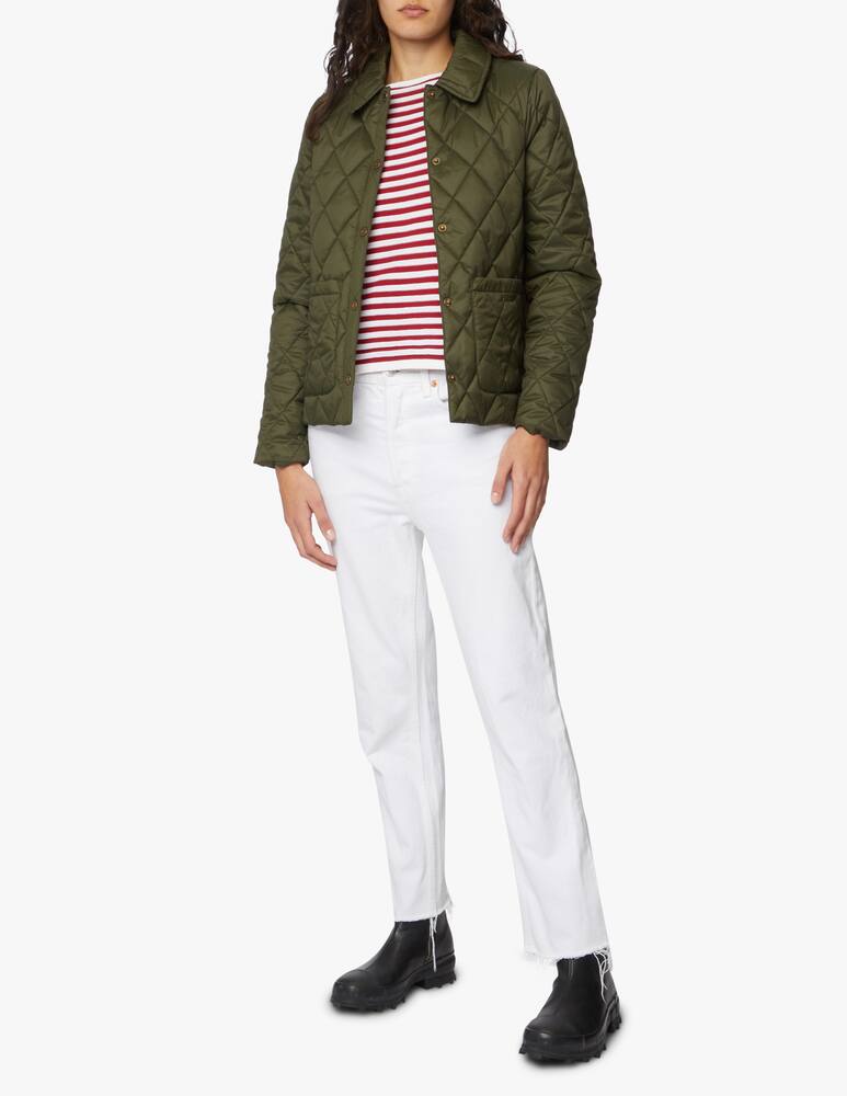 rinascente Rinascente Collection Maglia in cotone con scollo a barca e manica a 3/4 - rosso