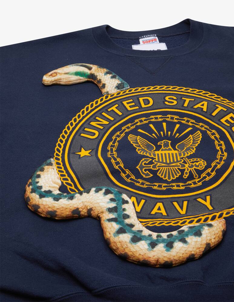 rinascente Myar American 90s roundneck sweatshirt - blue