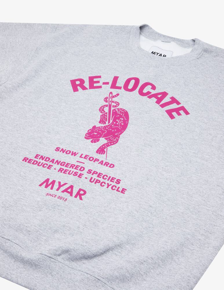 rinascente Myar Felpa girocollo re integration - grigio