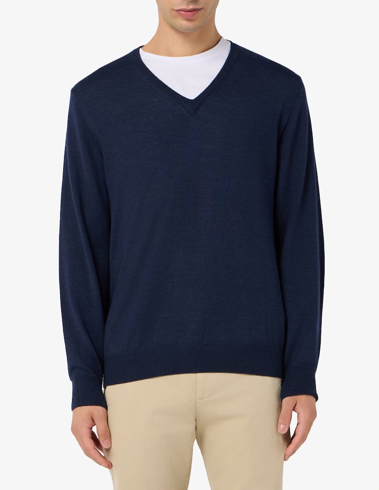 rinascente Rinascente Collection V-neck wool silk pullover