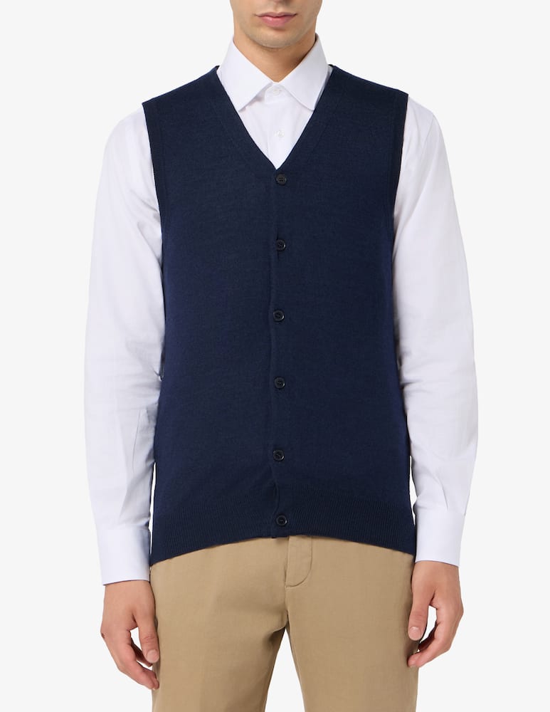 rinascente Rinascente Collection Gilet in lana e seta