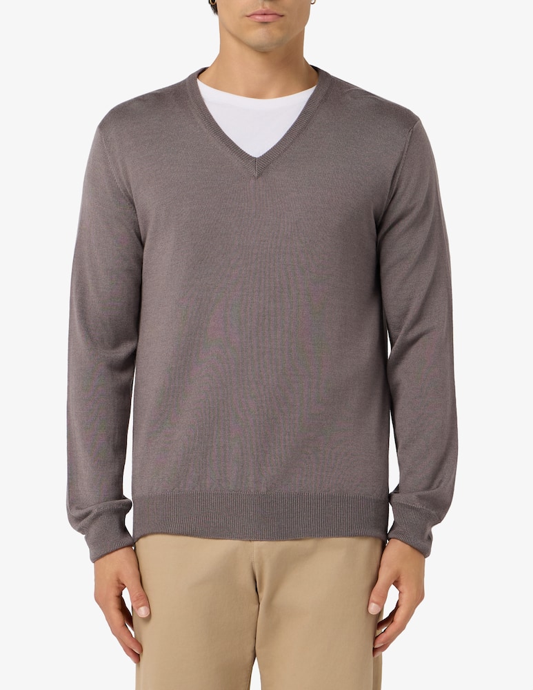 Rinascente Collection V-neck wool blend pullover - picture 1 Rinascente Collection V-neck wool blend pullover - picture 1