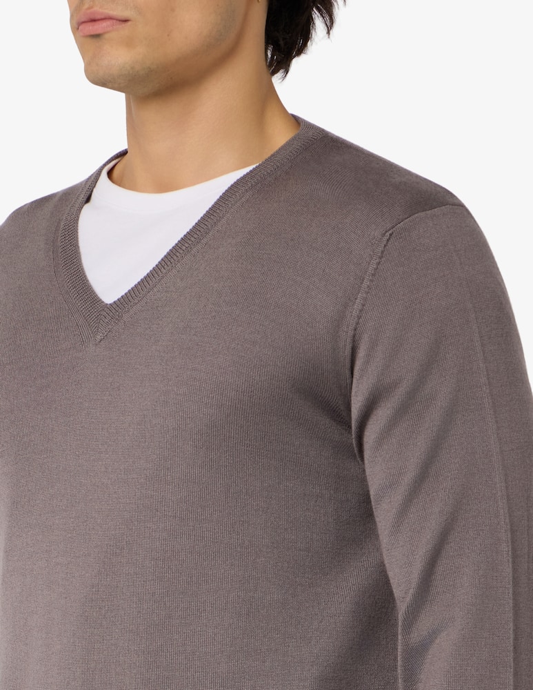 Rinascente Collection V-neck wool blend pullover - picture 4 Rinascente Collection V-neck wool blend pullover - picture 4
