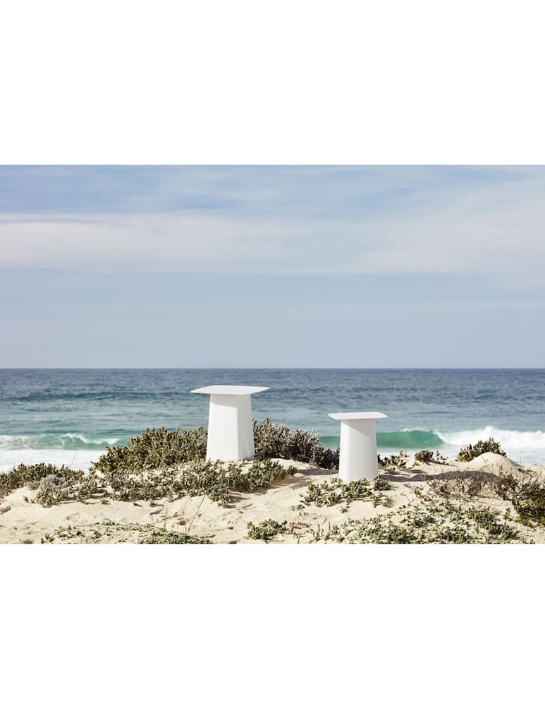 rinascente Vitra Comodino Metal Medio - Bianco