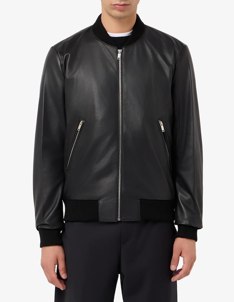 Misaky Giacca bomber in pelle - immagine 1 Misaky Giacca bomber in pelle - immagine 1