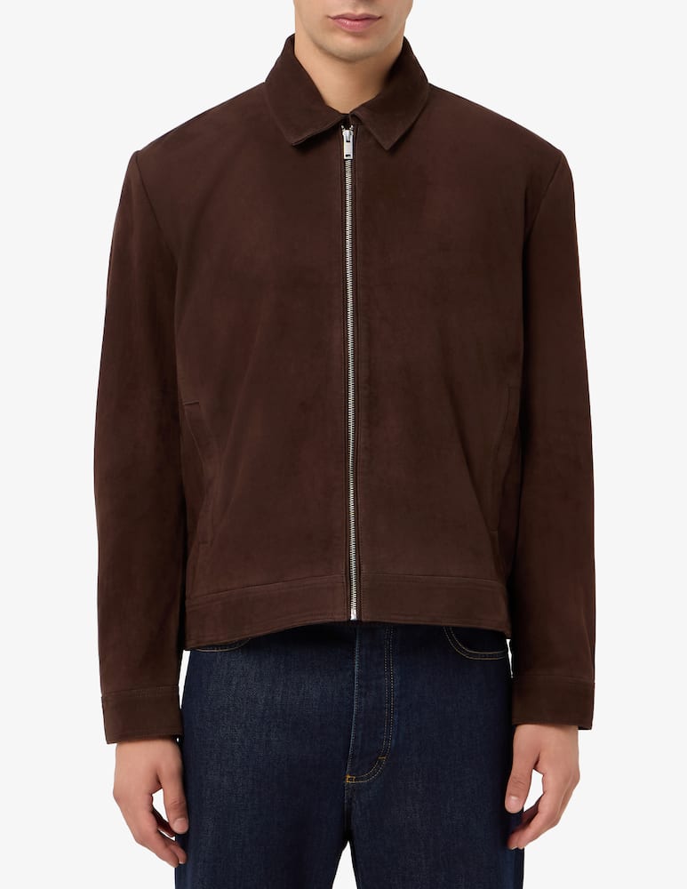 rinascente Misaky Suede zip jacket