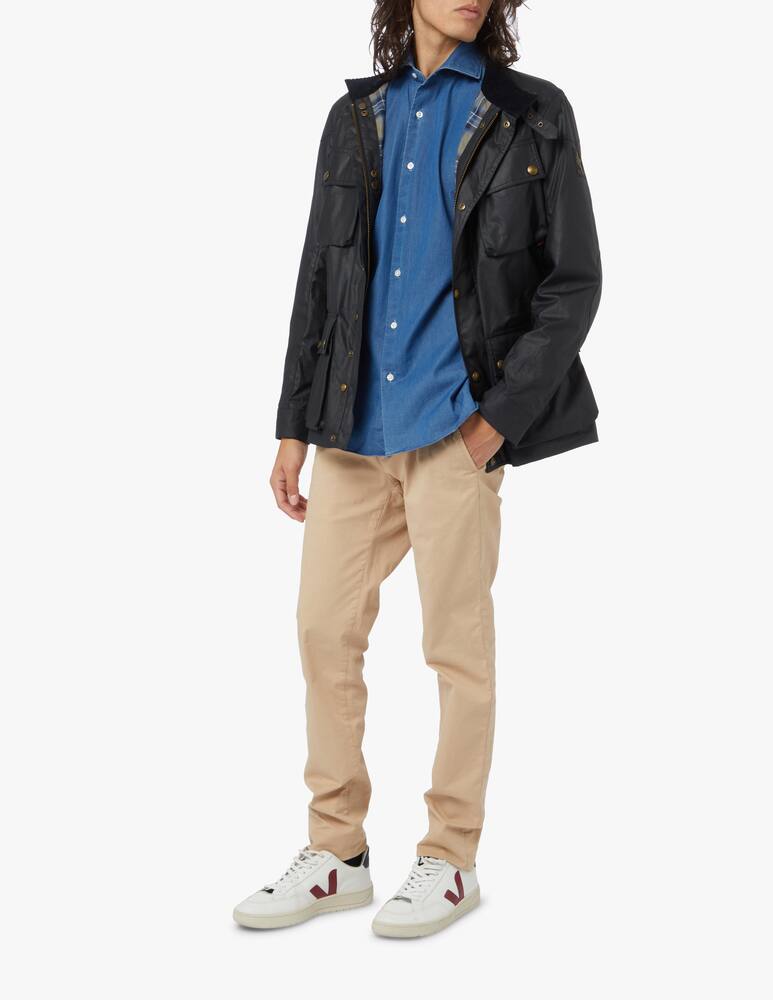 rinascente Barba Napoli Cult denim shirt - light blue