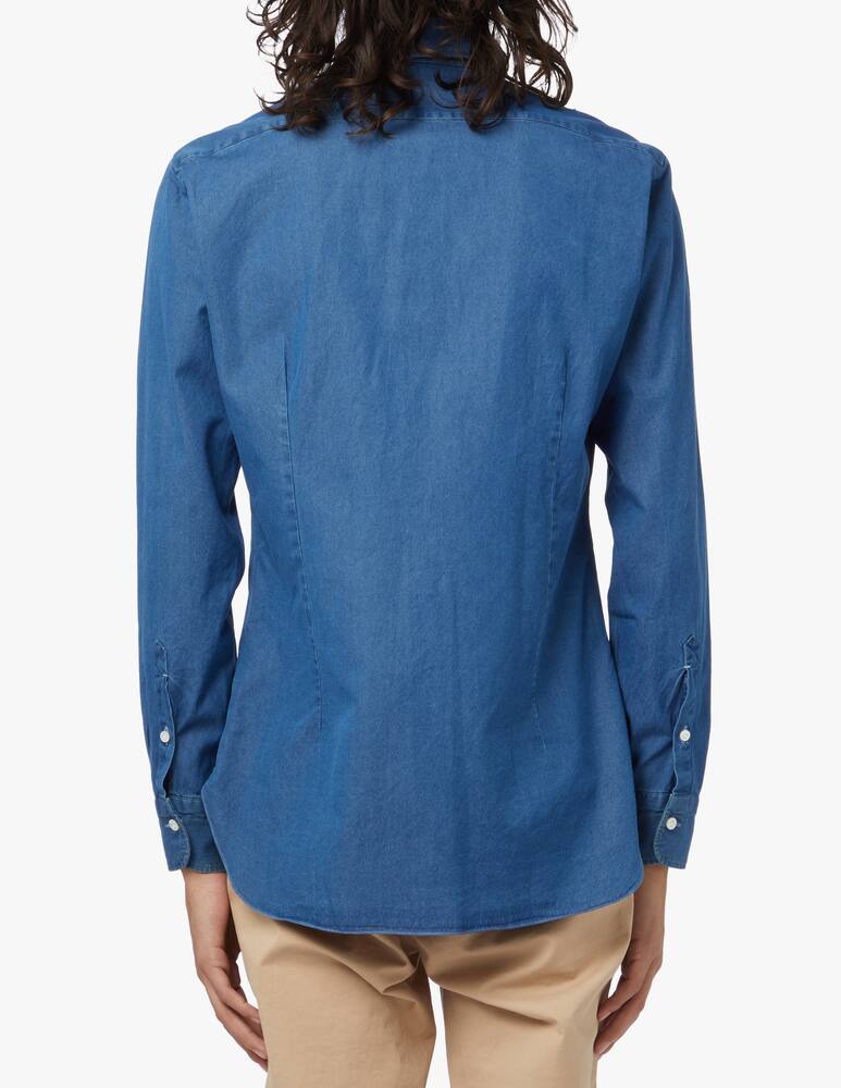 rinascente Barba Napoli Cult denim shirt - light blue