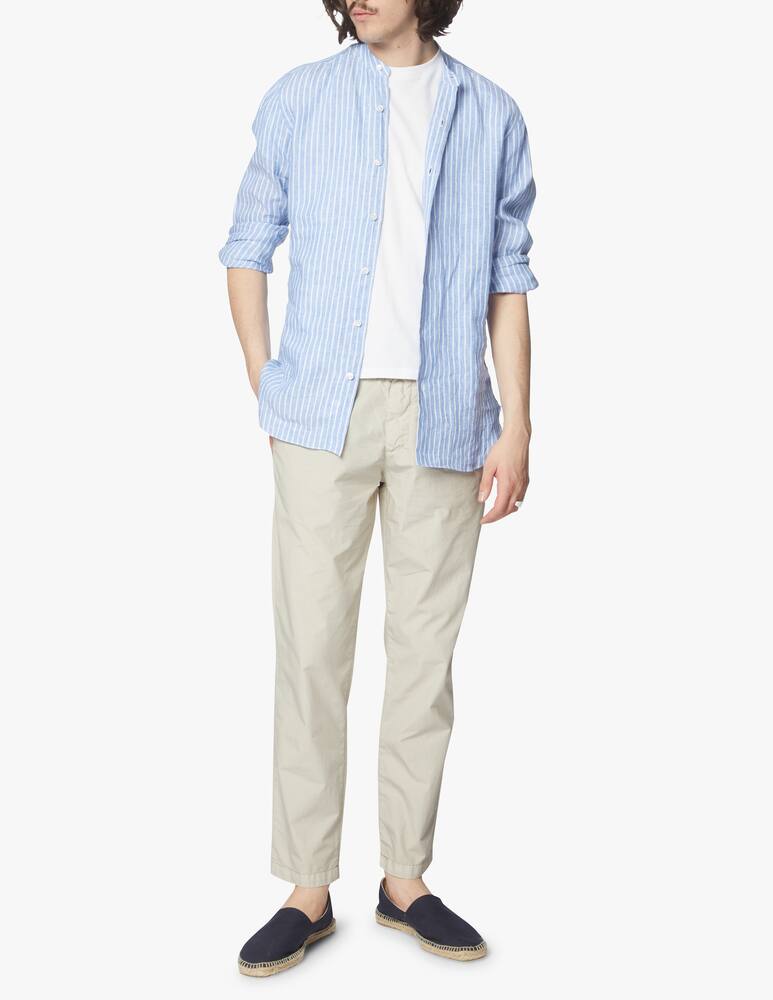 rinascente Barba Napoli Guru striped linen shirt - blue