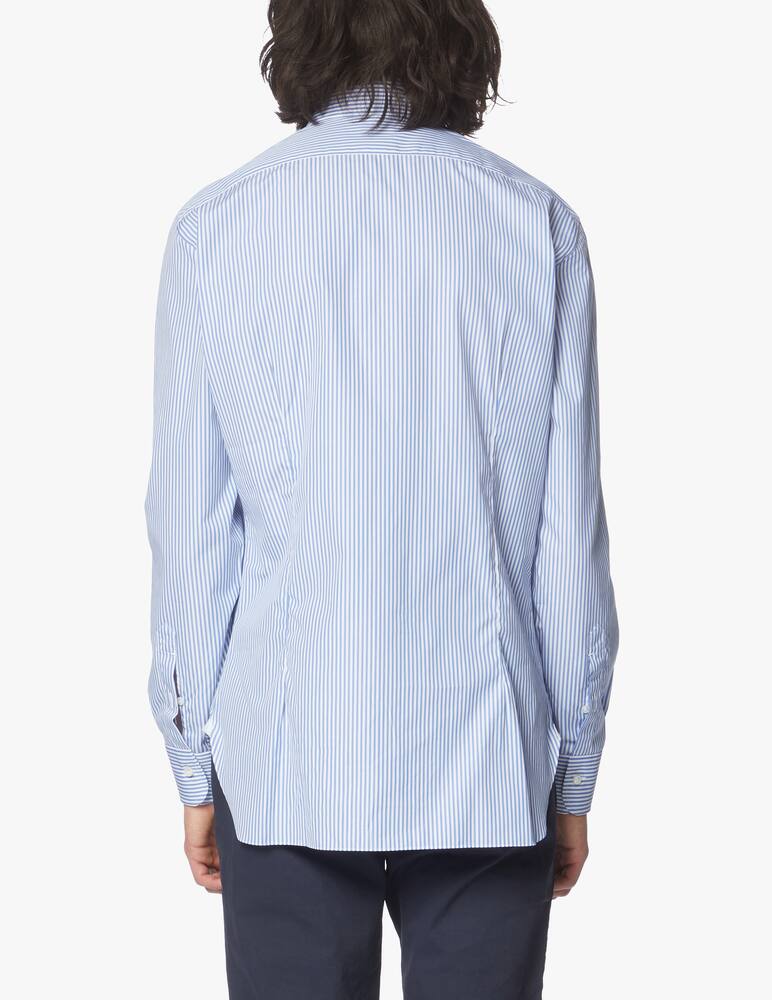 rinascente Barba Napoli Poplin striped shirt - light blue