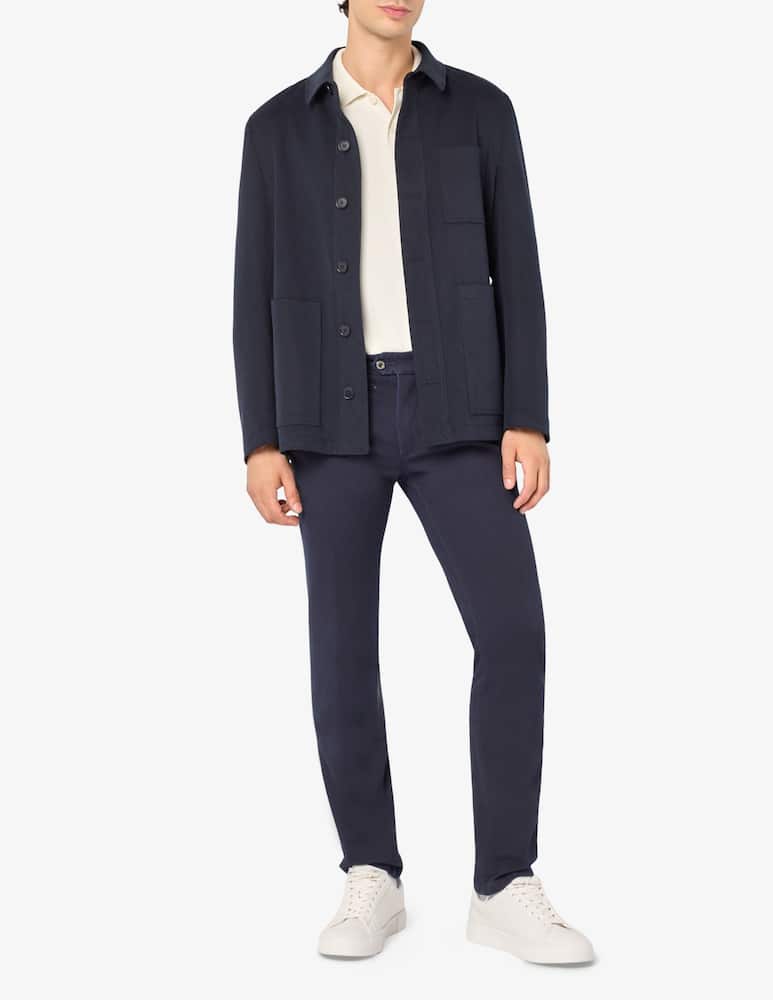 Sartoria Italiana Unlined cotton drill chore jacket Mix & Match - picture 2 Sartoria Italiana Unlined cotton drill chore jacket Mix & Match - picture 2