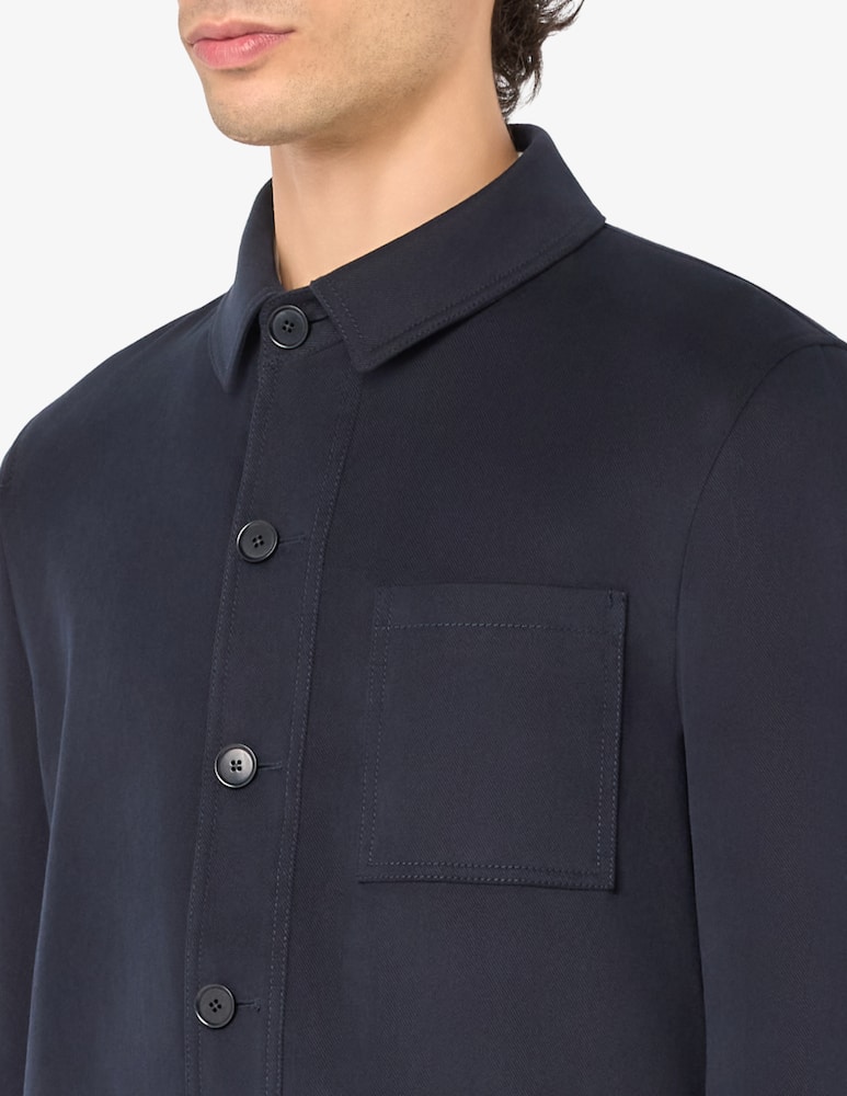 Sartoria Italiana Unlined cotton drill chore jacket Mix & Match - picture 4 Sartoria Italiana Unlined cotton drill chore jacket Mix & Match - picture 4