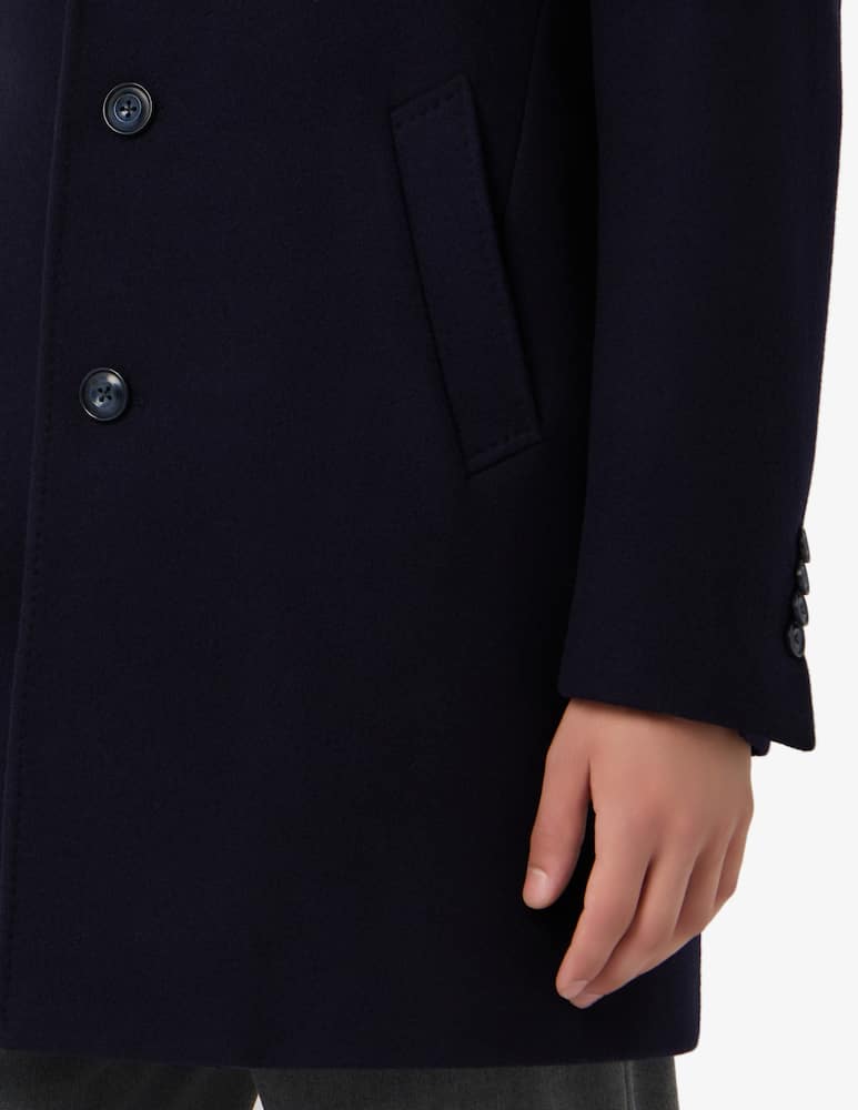Sartoria Italiana Single-breasted wool-blend cloth coat Drop 7 - picture 4 Sartoria Italiana Single-breasted wool-blend cloth coat Drop 7 - picture 4