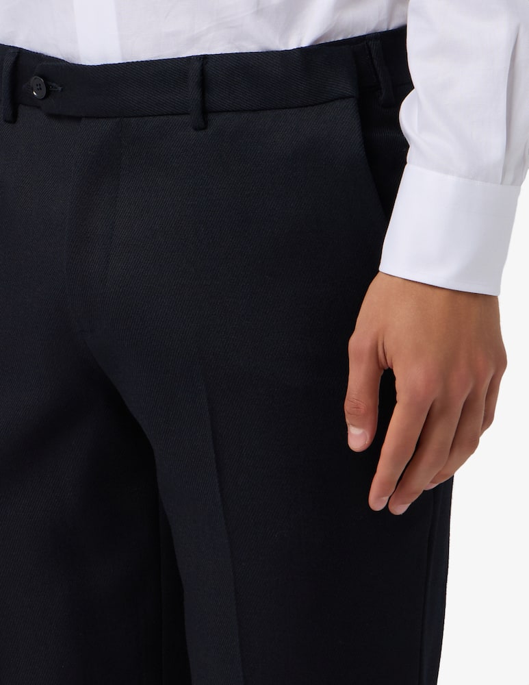 Sartoria Italiana Wool cover trousers with adjustable structure - picture 4 Sartoria Italiana Wool cover trousers with adjustable structure - picture 4