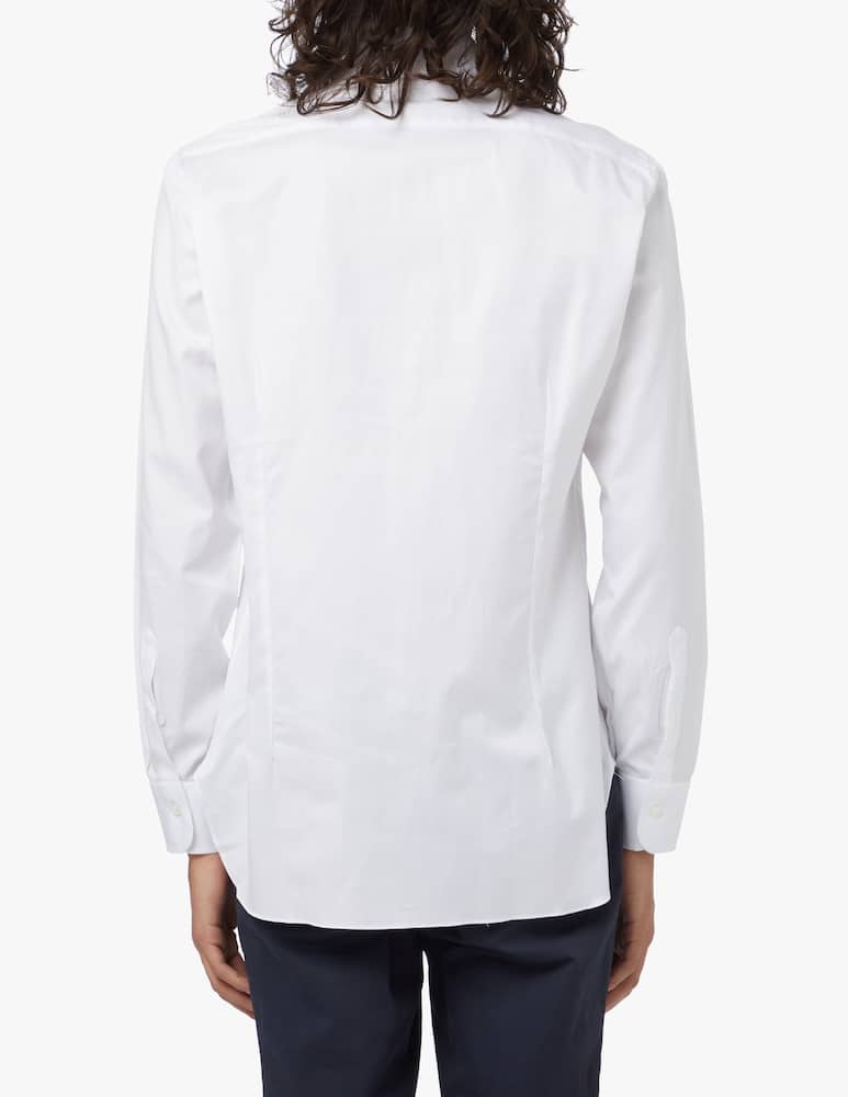 Barba Napoli Camica oxford light - bianco - immagine 3 Barba Napoli Camica oxford light - bianco - immagine 3