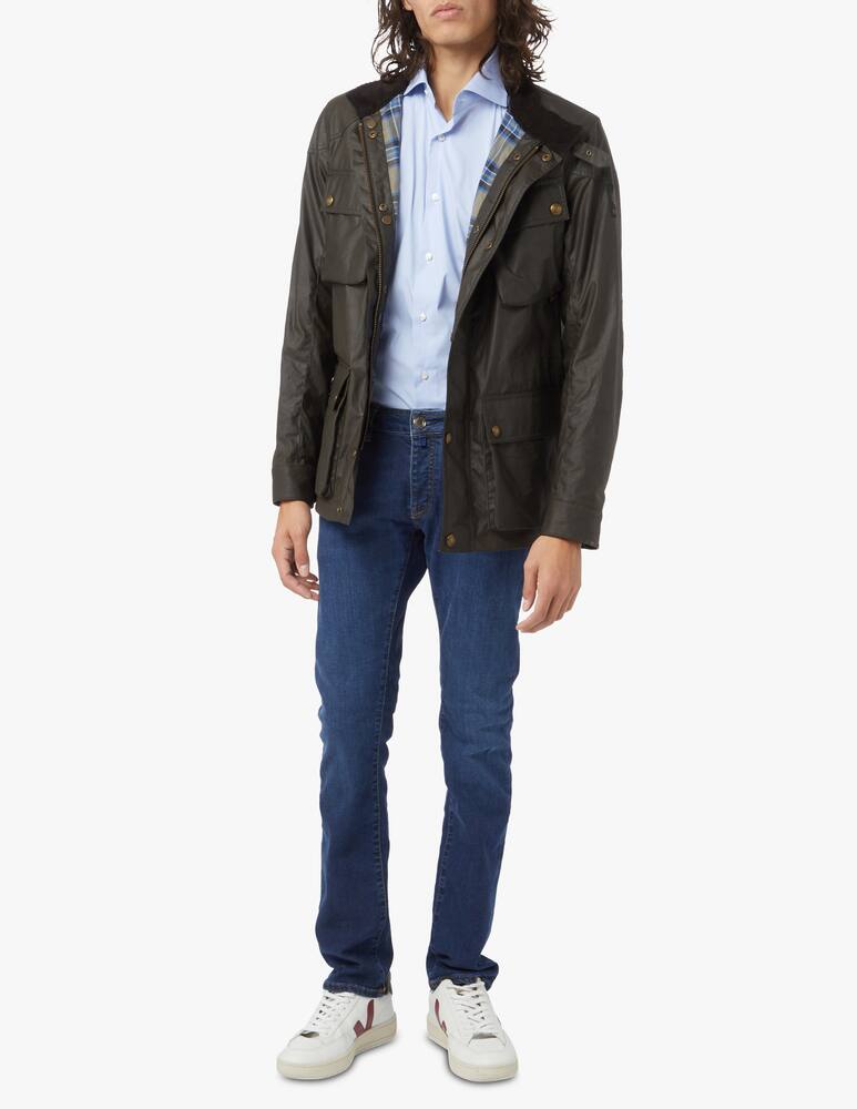 rinascente Barba Napoli Camicia stretch - azzurro