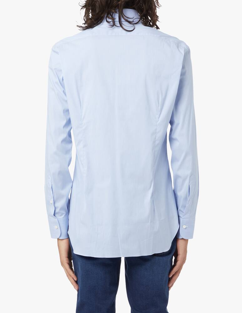 rinascente Barba Napoli Camicia stretch - azzurro