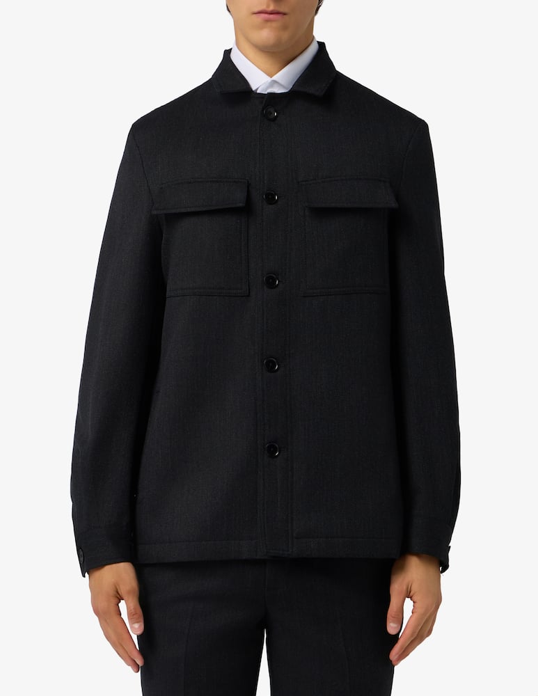 Sartoria Italiana Overshirt in cover di lana sfoderata Mix & Match - immagine 1 Sartoria Italiana Overshirt in cover di lana sfoderata Mix & Match - immagine 1