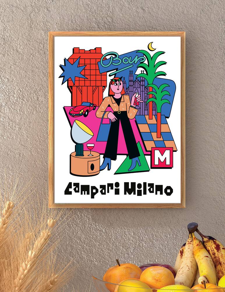 rinascente Slurp Design Author'S Slurp Print