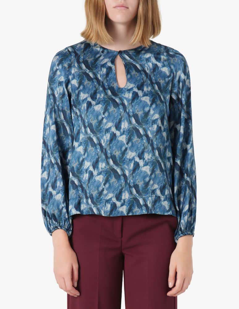 rinascente Elizabeth Ascot Patterned long sleeve blouse