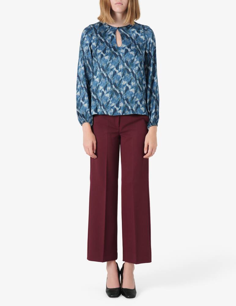 rinascente Elizabeth Ascot Patterned long sleeve blouse