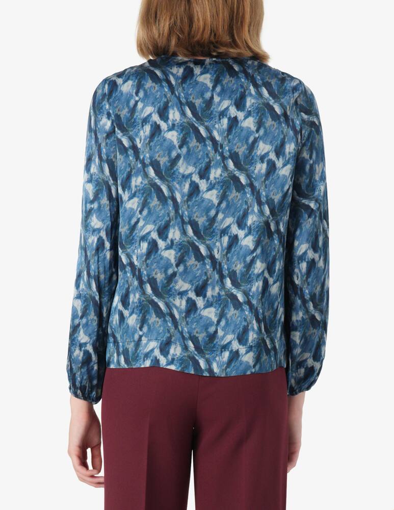 rinascente Elizabeth Ascot Patterned long sleeve blouse