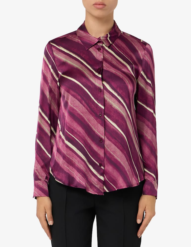rinascente Elizabeth Ascot Stripe print blouse