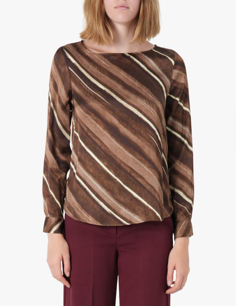 rinascente Elizabeth Ascot Blusa in viscosa