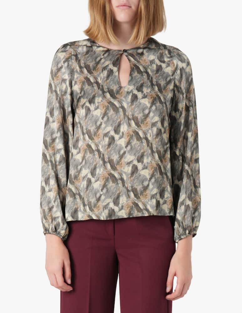 rinascente Elizabeth Ascot Keyhole blouse