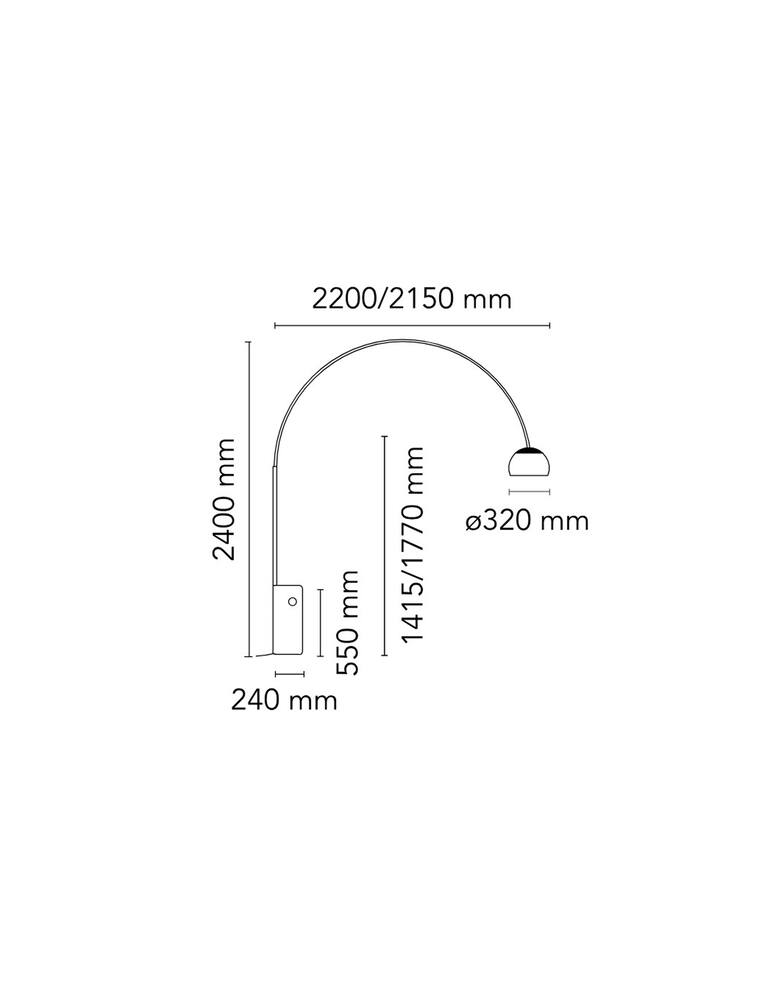 Flos Lampada da pavimento Arco Led - immagine 6 Flos Lampada da pavimento Arco Led - immagine 6