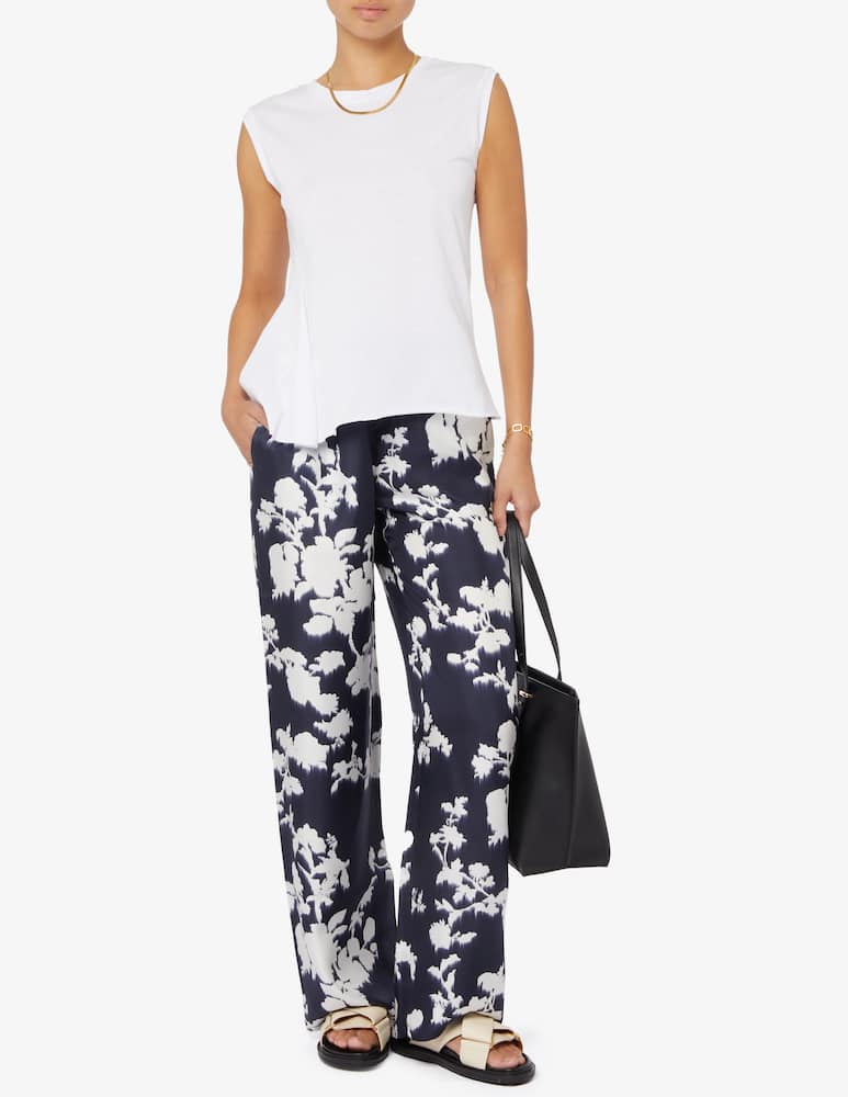 rinascente MM Tenzone silk palazzo trousers Max Mara