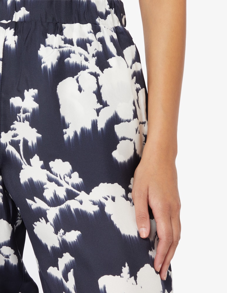 rinascente MM Tenzone silk palazzo trousers Max Mara