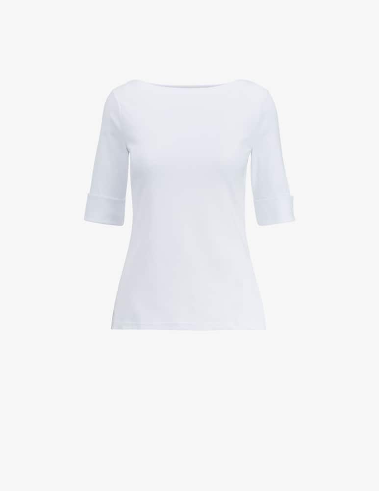Lauren Ralph Lauren Top in cotone con scollo a barchetta Judy - immagine 5 Lauren Ralph Lauren Top in cotone con scollo a barchetta Judy - immagine 5