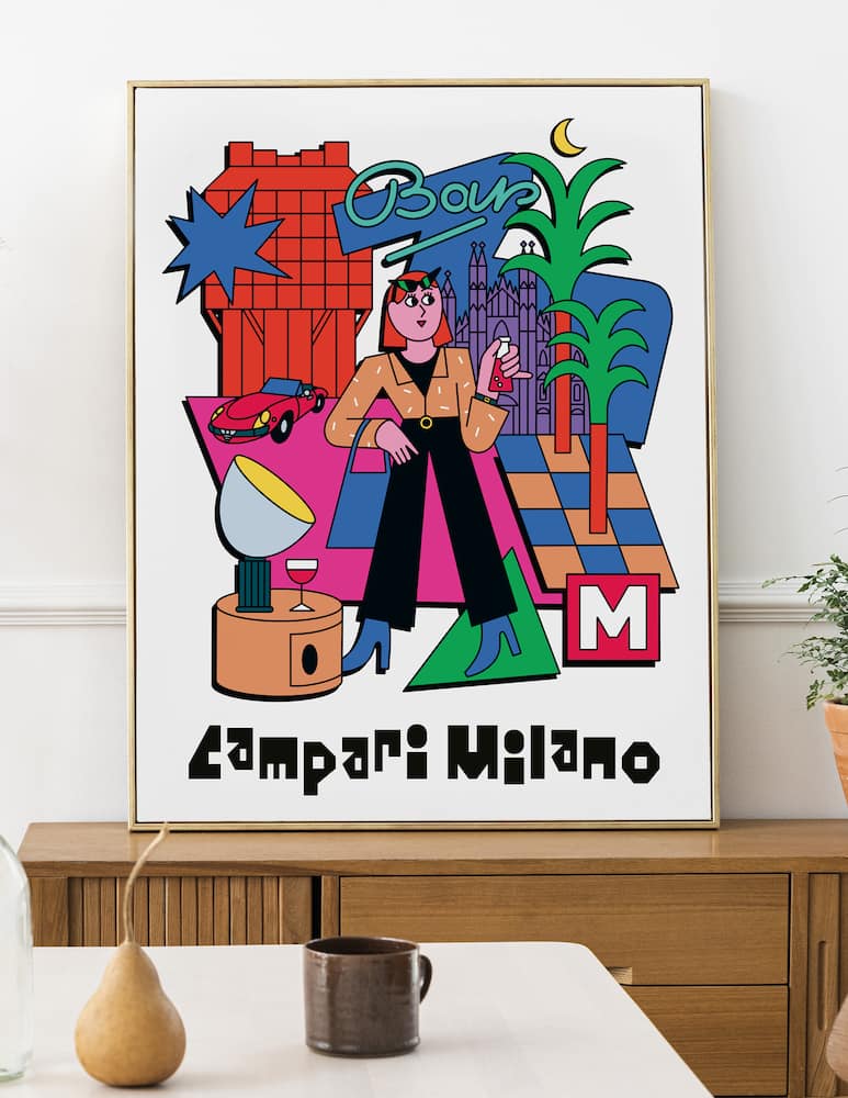 rinascente Slurp Design Author'S Slurp Print